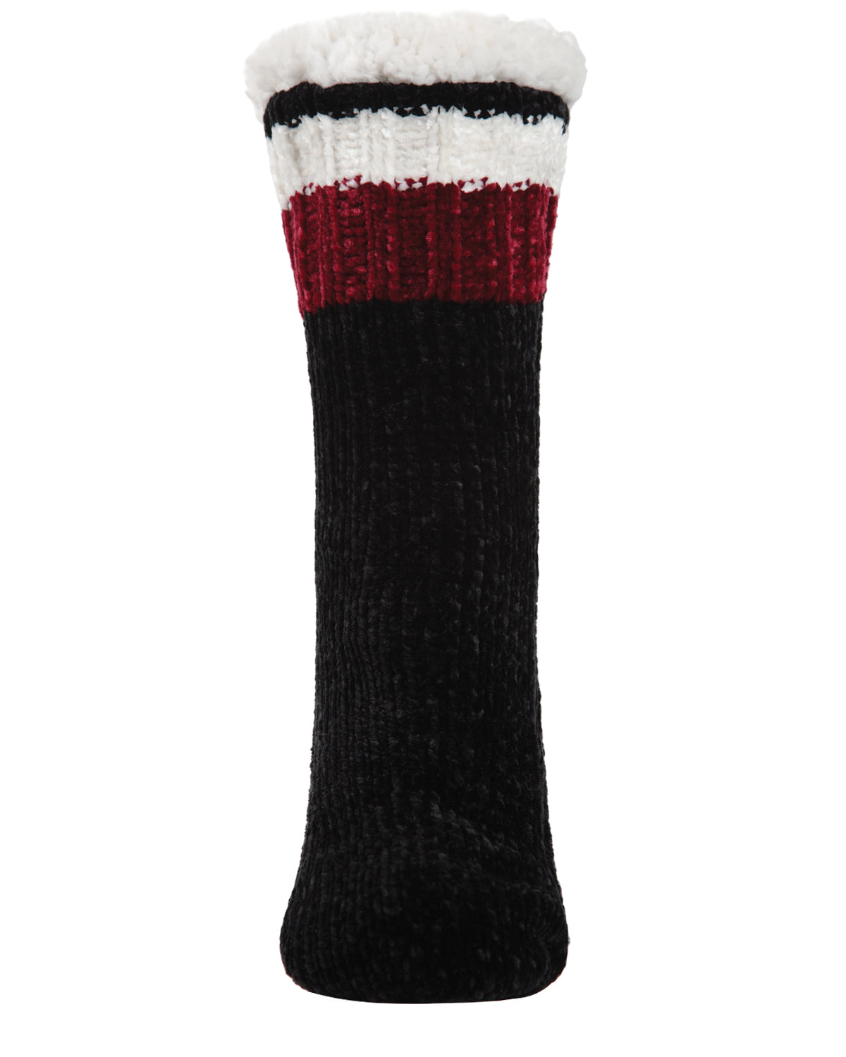 Women's Varsity Chenille Plush-Lined Slipper Socks - Charming Charlie