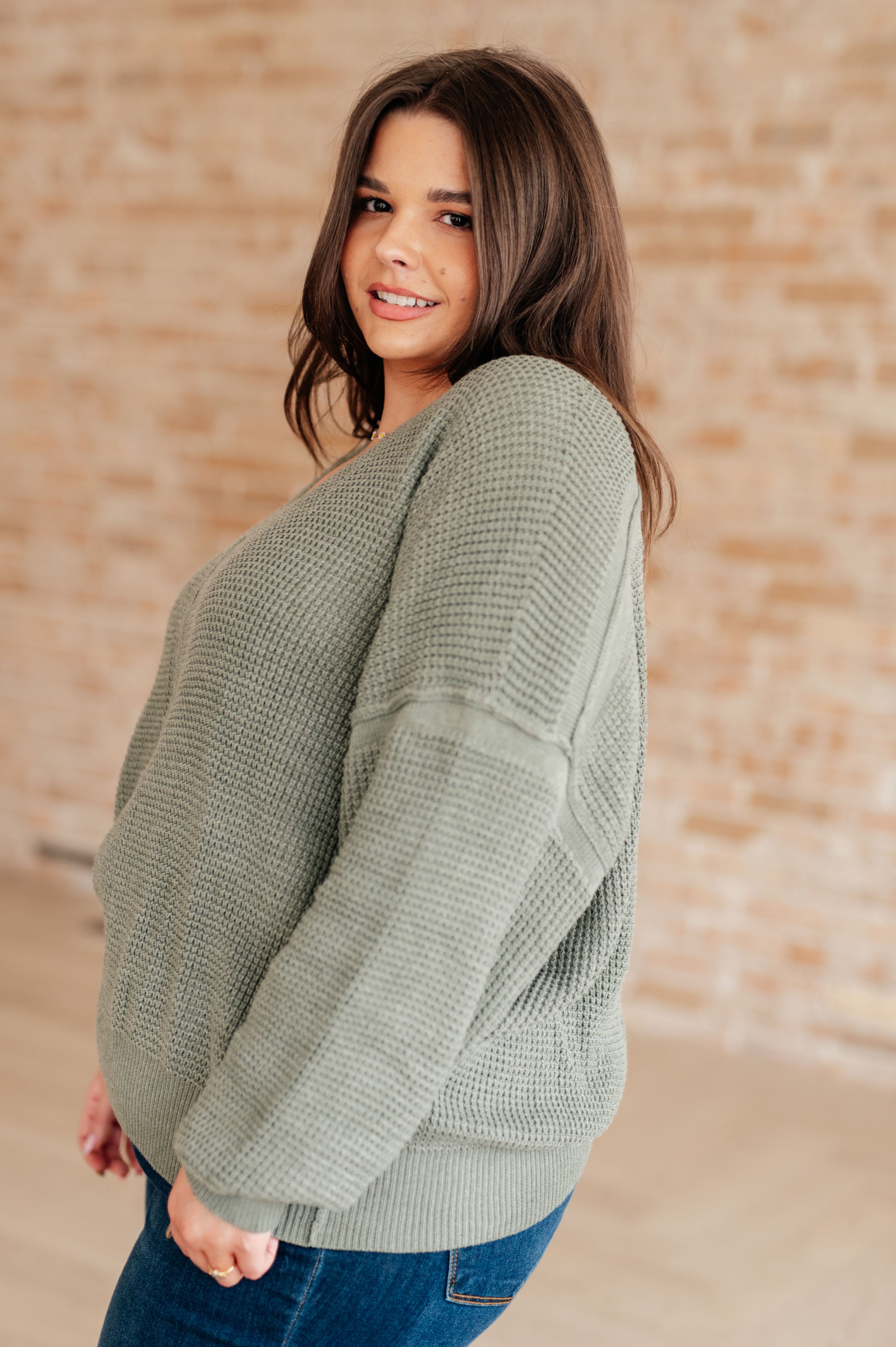 Magi Lune V-Neck Sweater - Charming Charlie