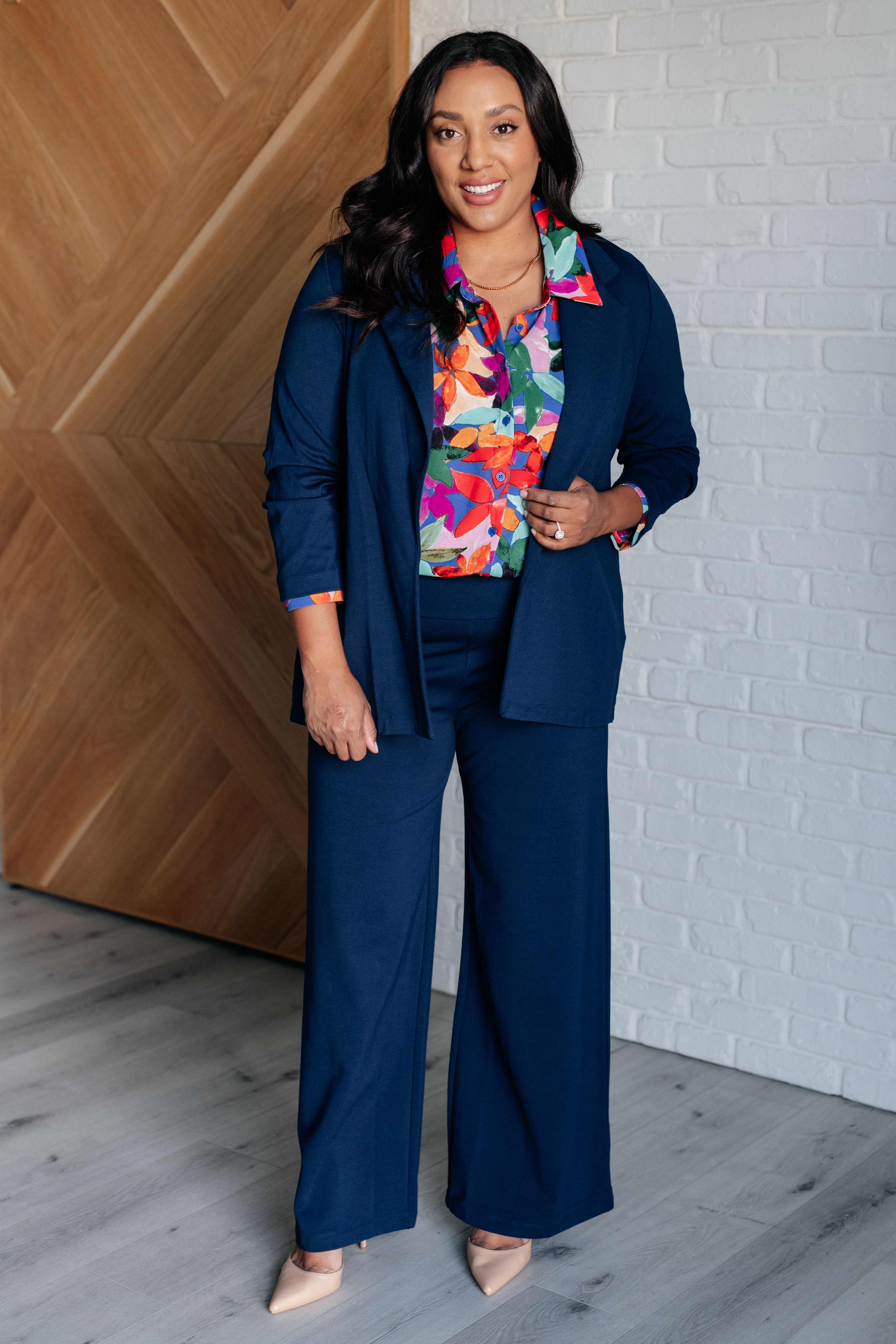 Make Like a Tree and Leaf Button Up Blouse - Charming Charlie