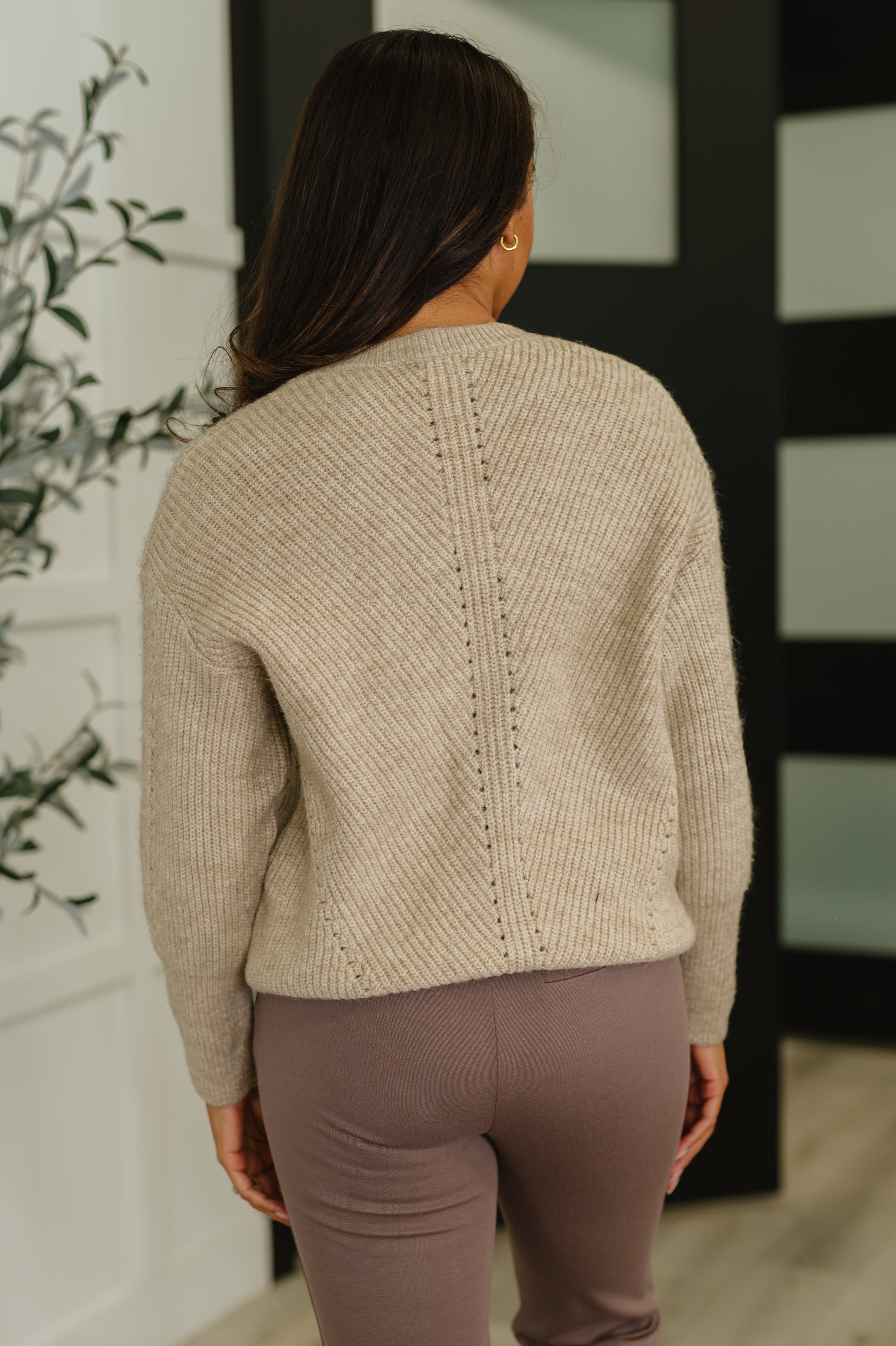 Make it Easy Textured Sweatshirt - Charming Charlie