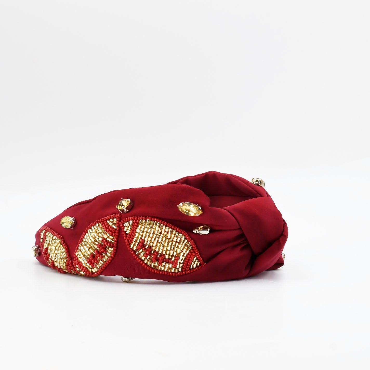 Maroon/Gold Football Headband - Charming Charlie