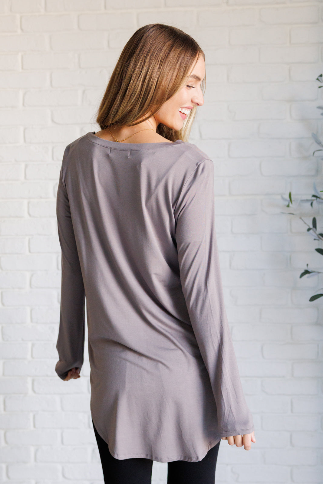 Me Time Long Sleeve Top - Charming Charlie