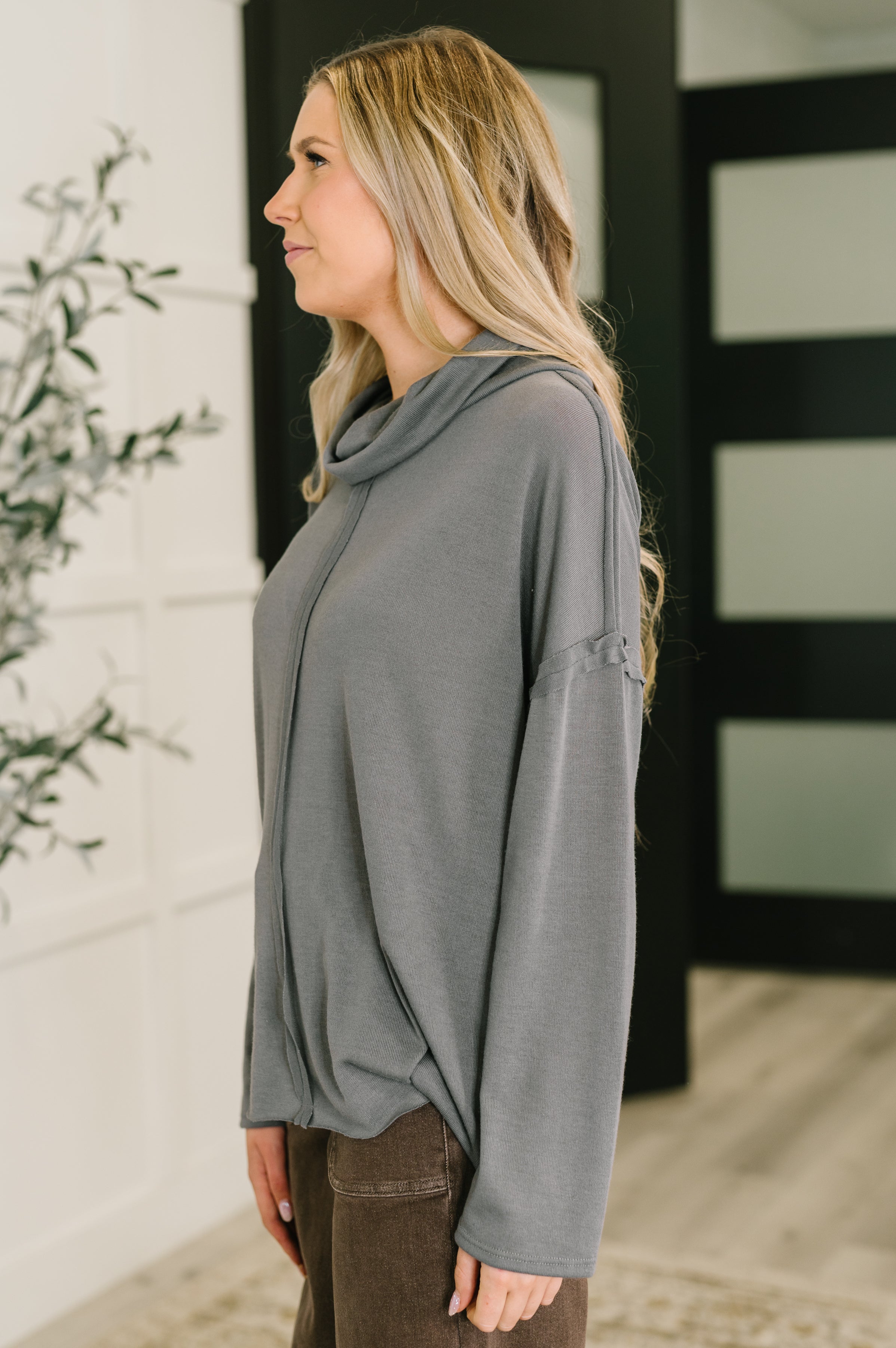 Metro Flow Center Seam Turtleneck - Charming Charlie
