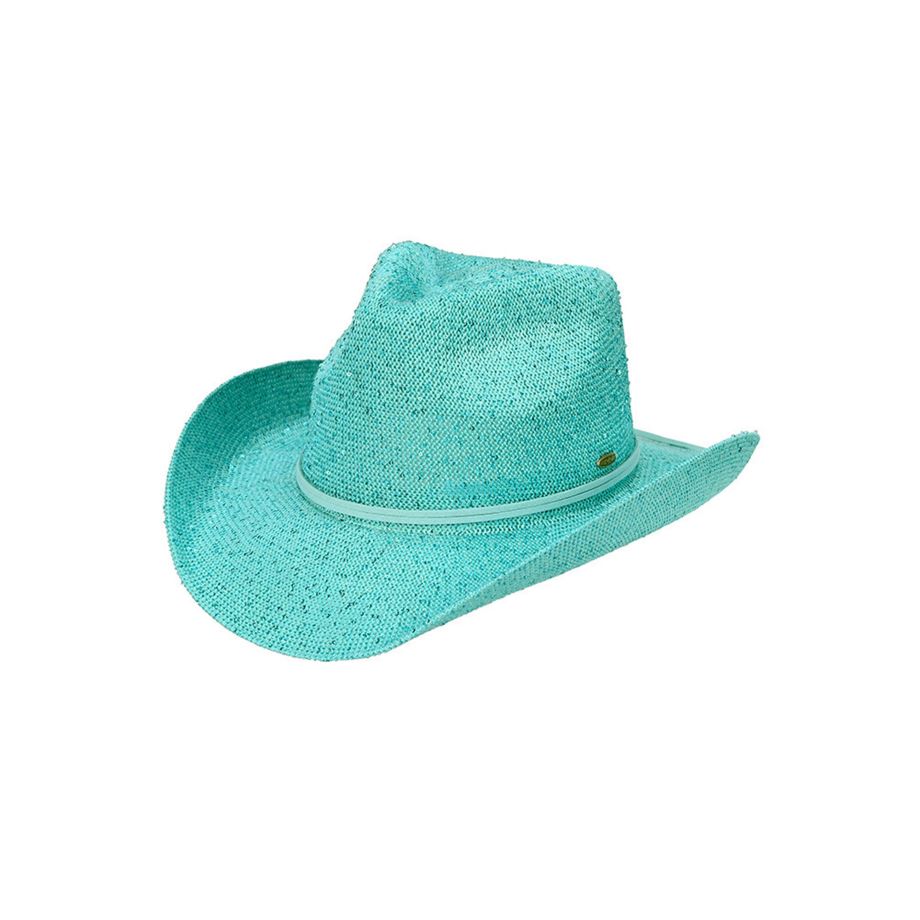 Mint Add instant shine to any western look with this C.C Brand sequin cowboy hat. Whether you're heading to a country concert, music festival, or just want to turn heads at brunch, this hat delivers bold sparkle without the weight. Designed for comfort and built to stand out, it's your new favorite party-ready accessory.