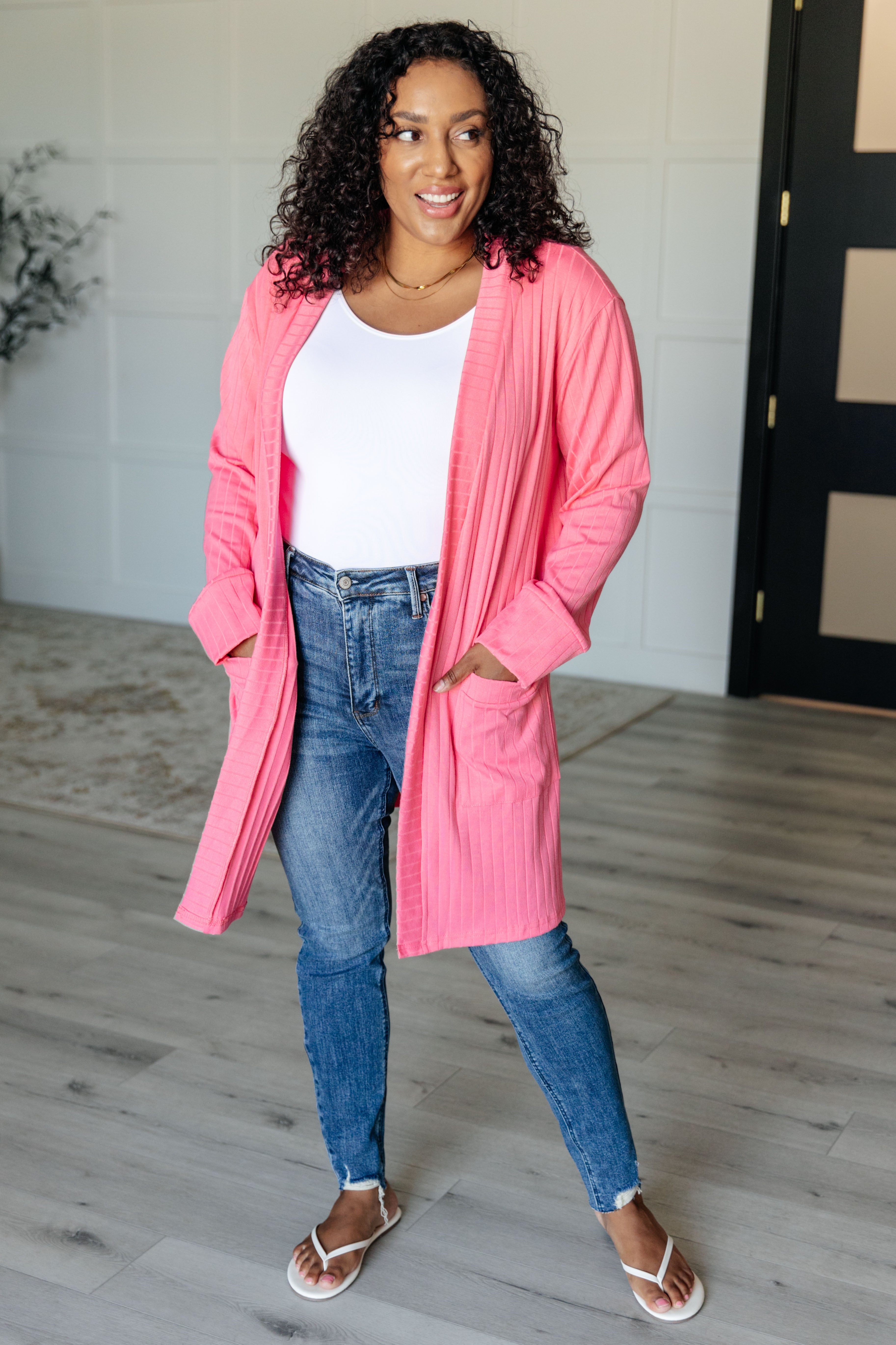 Modern Idealist Open Front Cardigan - Charming Charlie