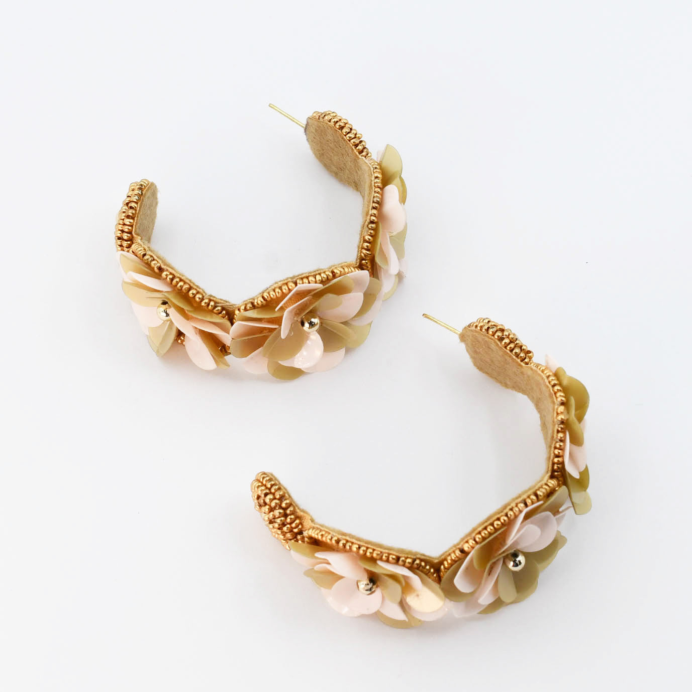 Multi Flower Hoop Rose D26 - Charming Charlie