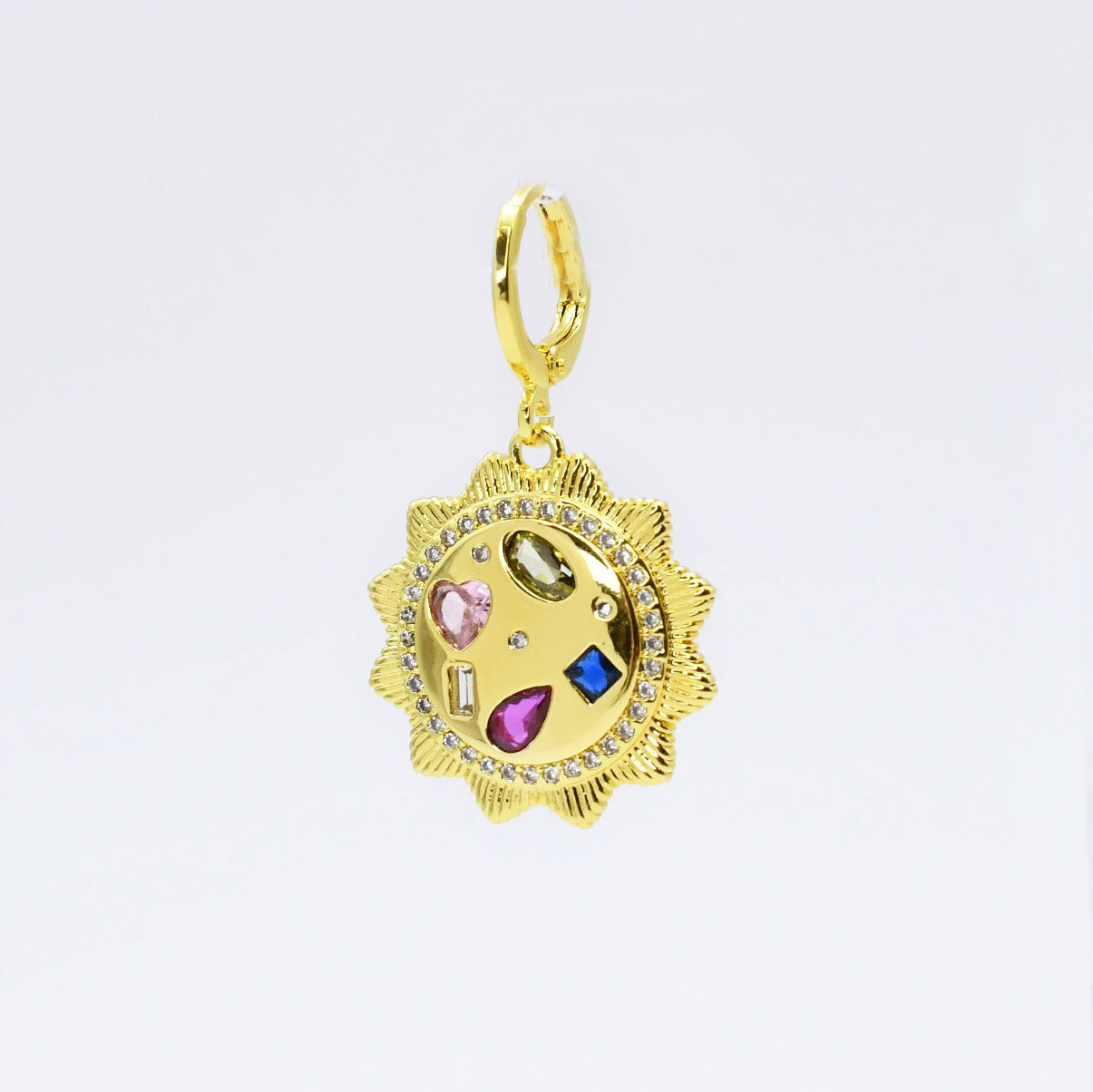 Multi Gem Sun Charm - Charming Charlie
