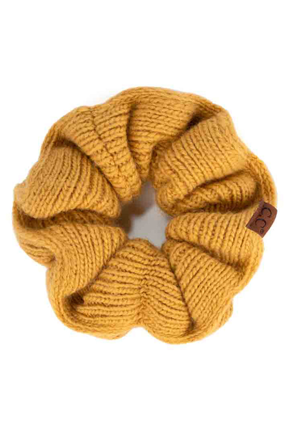 Mustard C.C. Soft Knit Scrunchies provide a stylish and comfortable way to keep your hair in place without causing damage. Made with soft knit material, they are gentle on your hair and perfect for everyday wear. Their scrunchy design also adds a trendy touch to your hairstyle