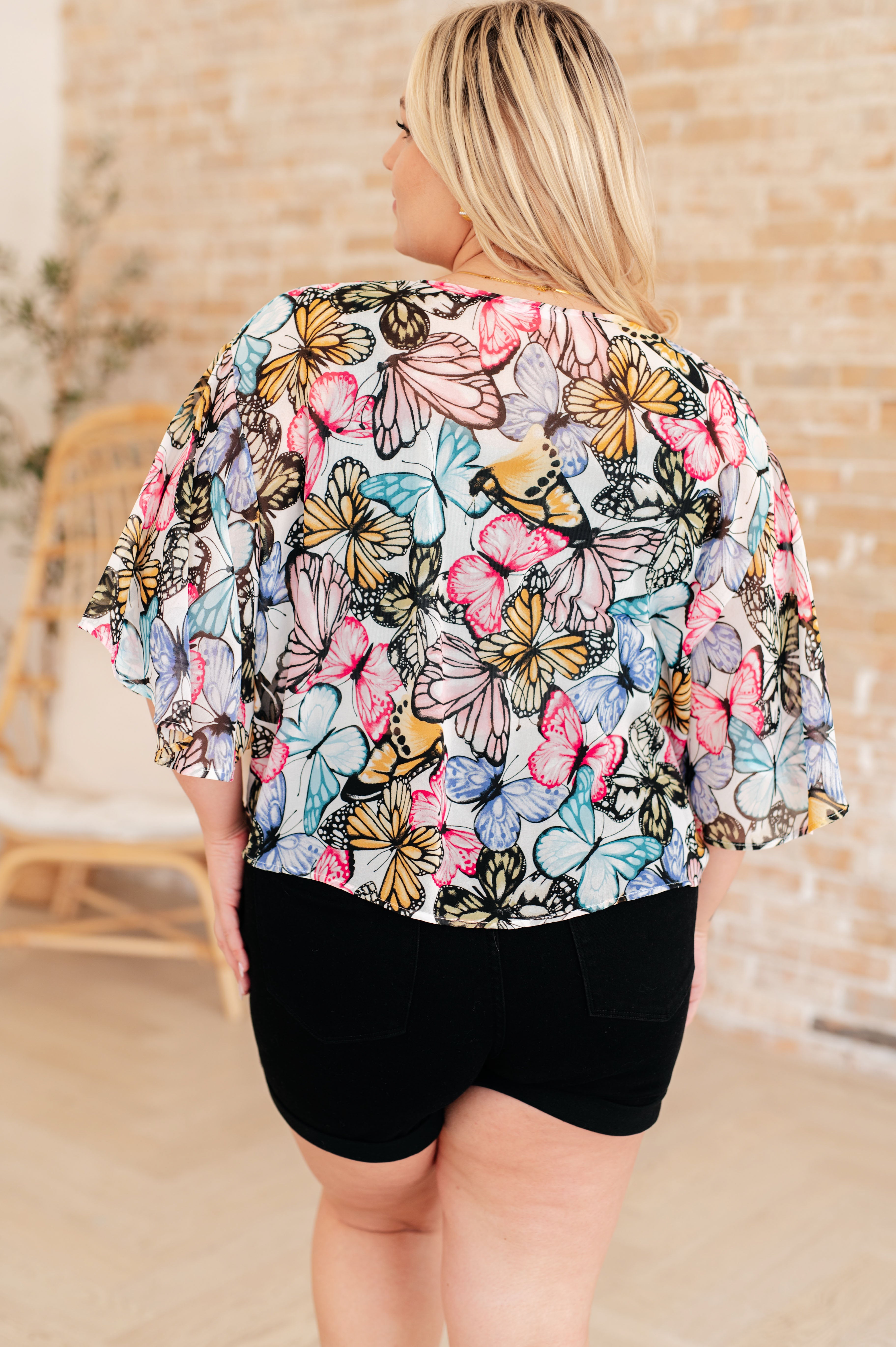 My Darling Valentina Front Tie Blouse - Charming Charlie