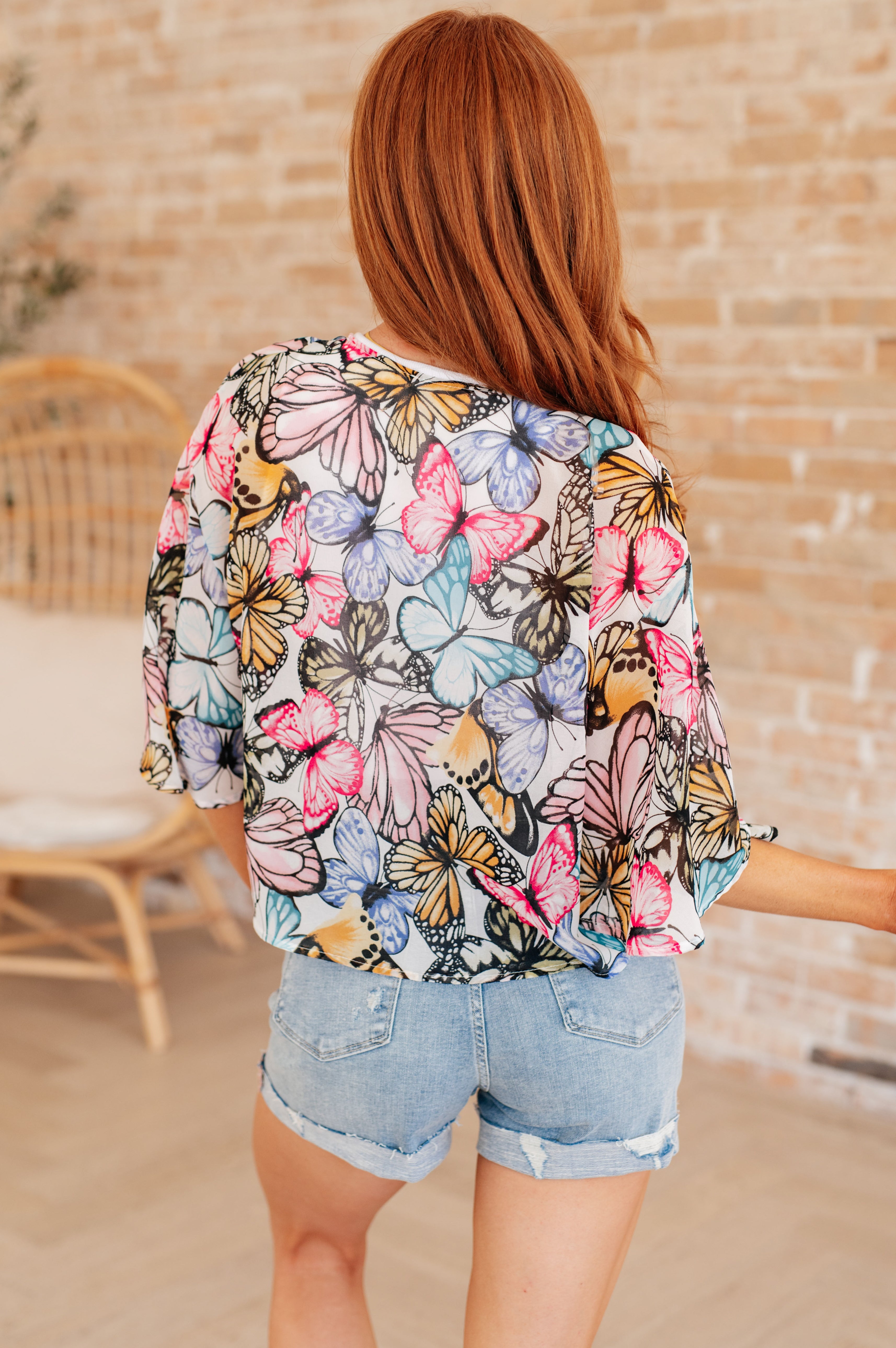 My Darling Valentina Front Tie Blouse - Charming Charlie
