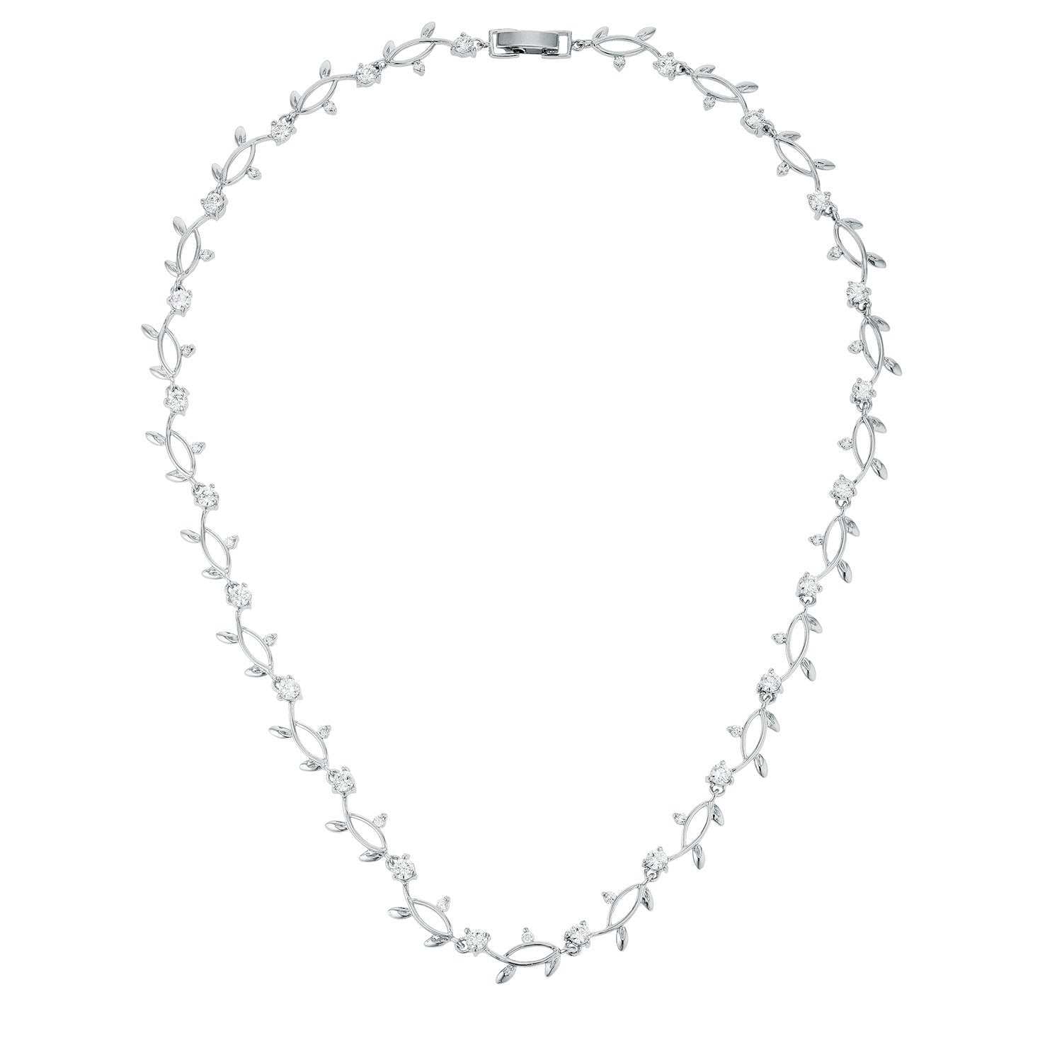 Rhodium Plated Vineyard Necklace - Charming Charlie