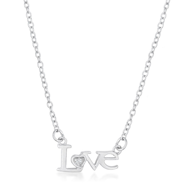 Love Script Necklace - Charming Charlie