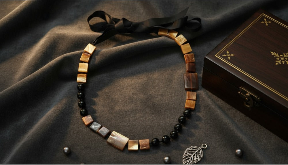 Velvet Dawn Bead Necklace - Charming Charlie