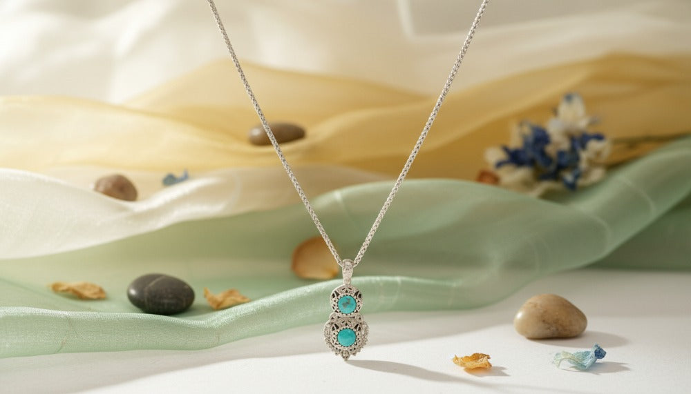 Opulent Sky Stones Necklace - Charming Charlie