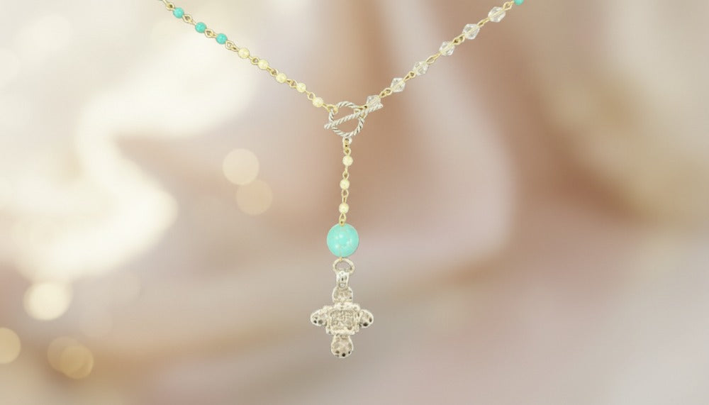 Aqua Grace Necklace - Charming Charlie