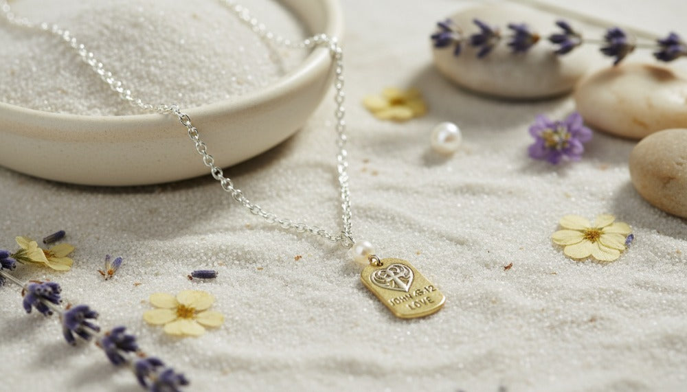 Faith & Love Tag Necklace - Charming Charlie
