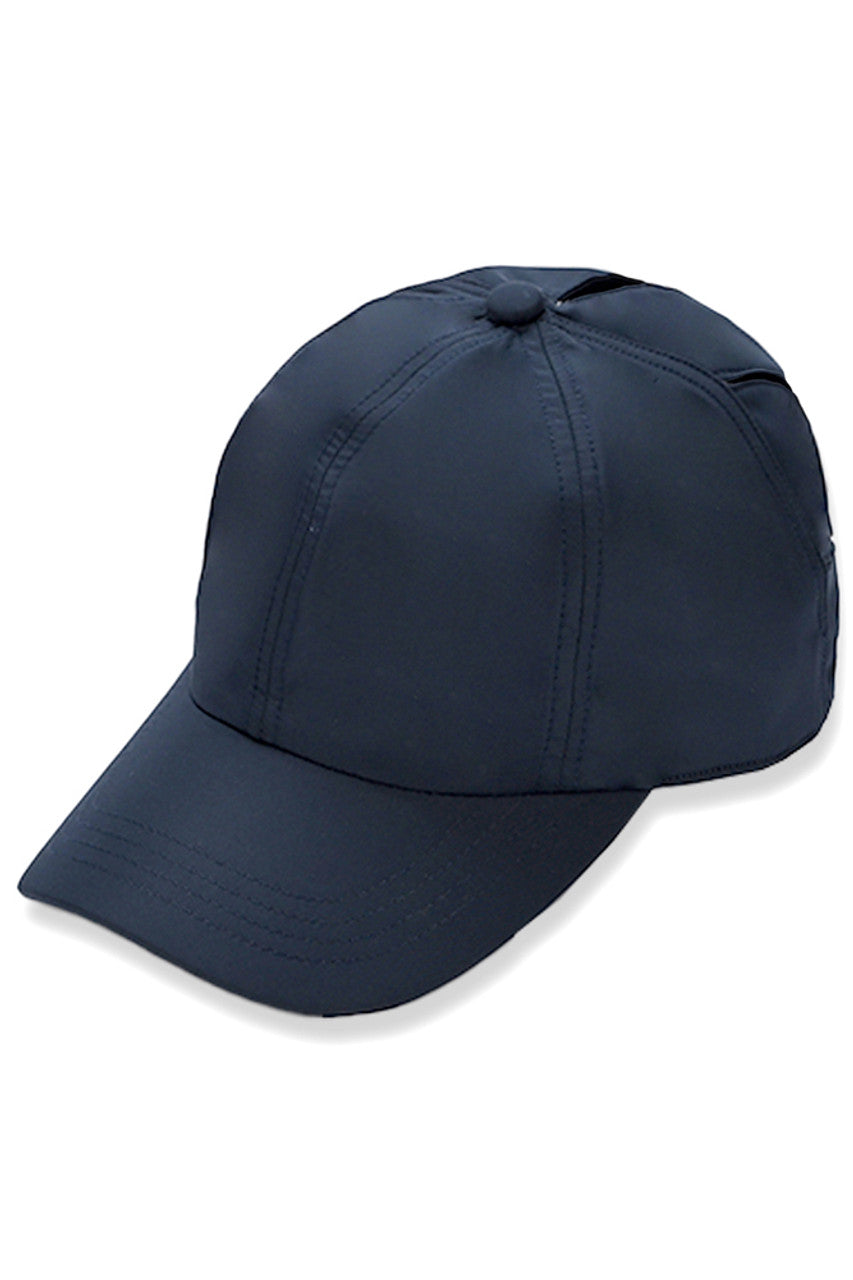 Navy C.C Sunshine Multi Opening Baseball Pony Cap is designed to provide maximum comfort and style. With multiple openings and a classic baseball cap design, it allows for versatile wear and is perfect for any outdoor activity. Made with high-quality materials, it offers a durable and fashionable accessory for everyday use.
