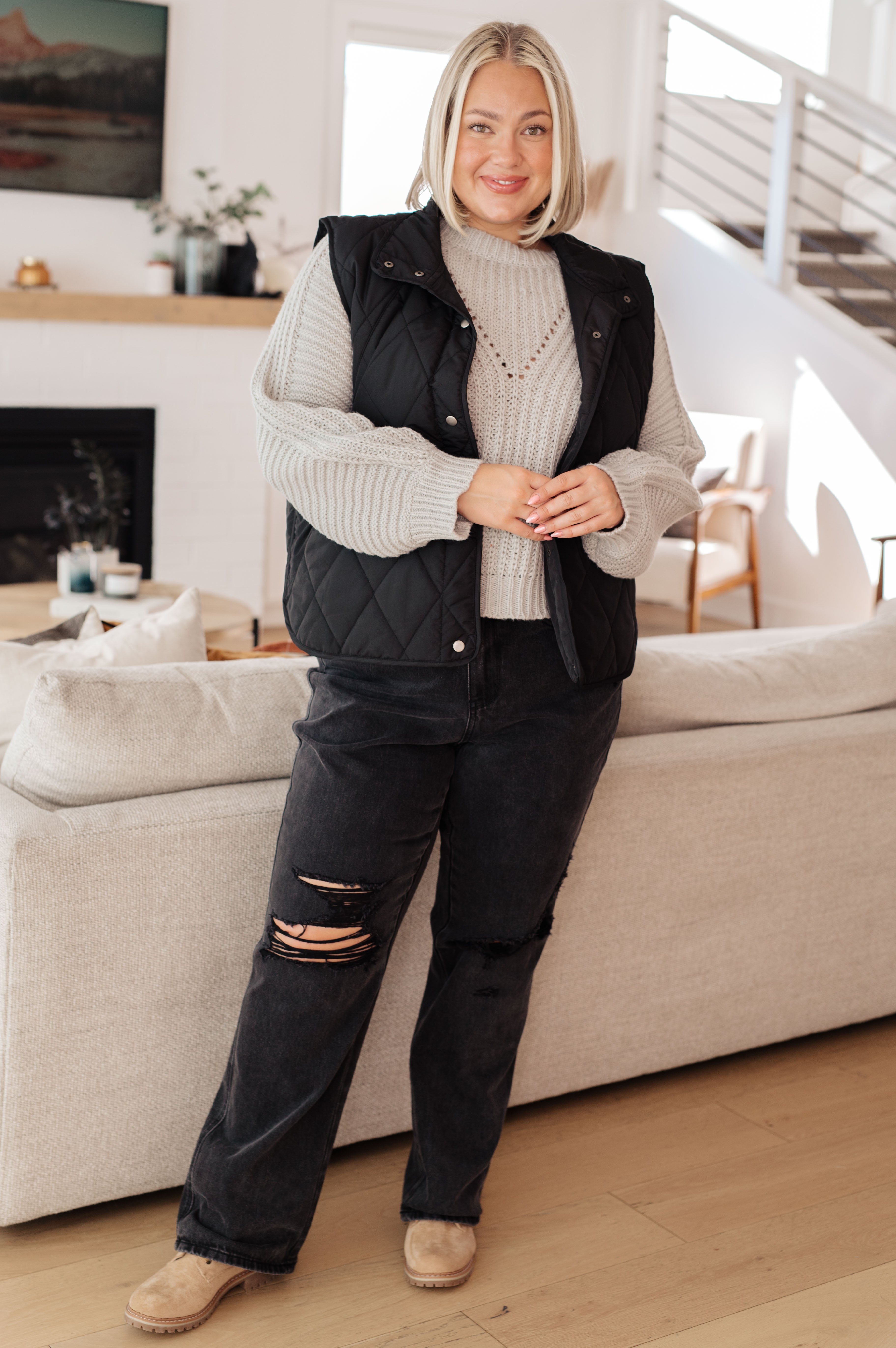 Roll on By Balloon Sleeve Sweater - Charming Charlie