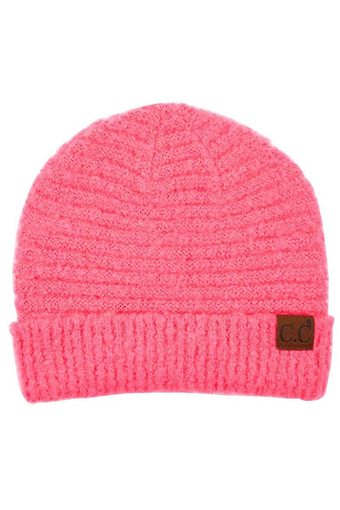 Neon Hot Pink C C Solid Boucle Yarn Beanie Hat with Cuff, wear this beautiful Beanie Hat while going outdoor and keep yourself warm and stylish with a unique look. The color variation makes the Hat suitable for everyone's choice with different outfits. It feels cozy and a perfect match with any type of outfit. It's a beautiful winter gift accessory for birthdays, Christmas, stocking stuffers, secret Santa, holidays, anniversaries, and valentine's day to your friends, family, and Loved Ones.