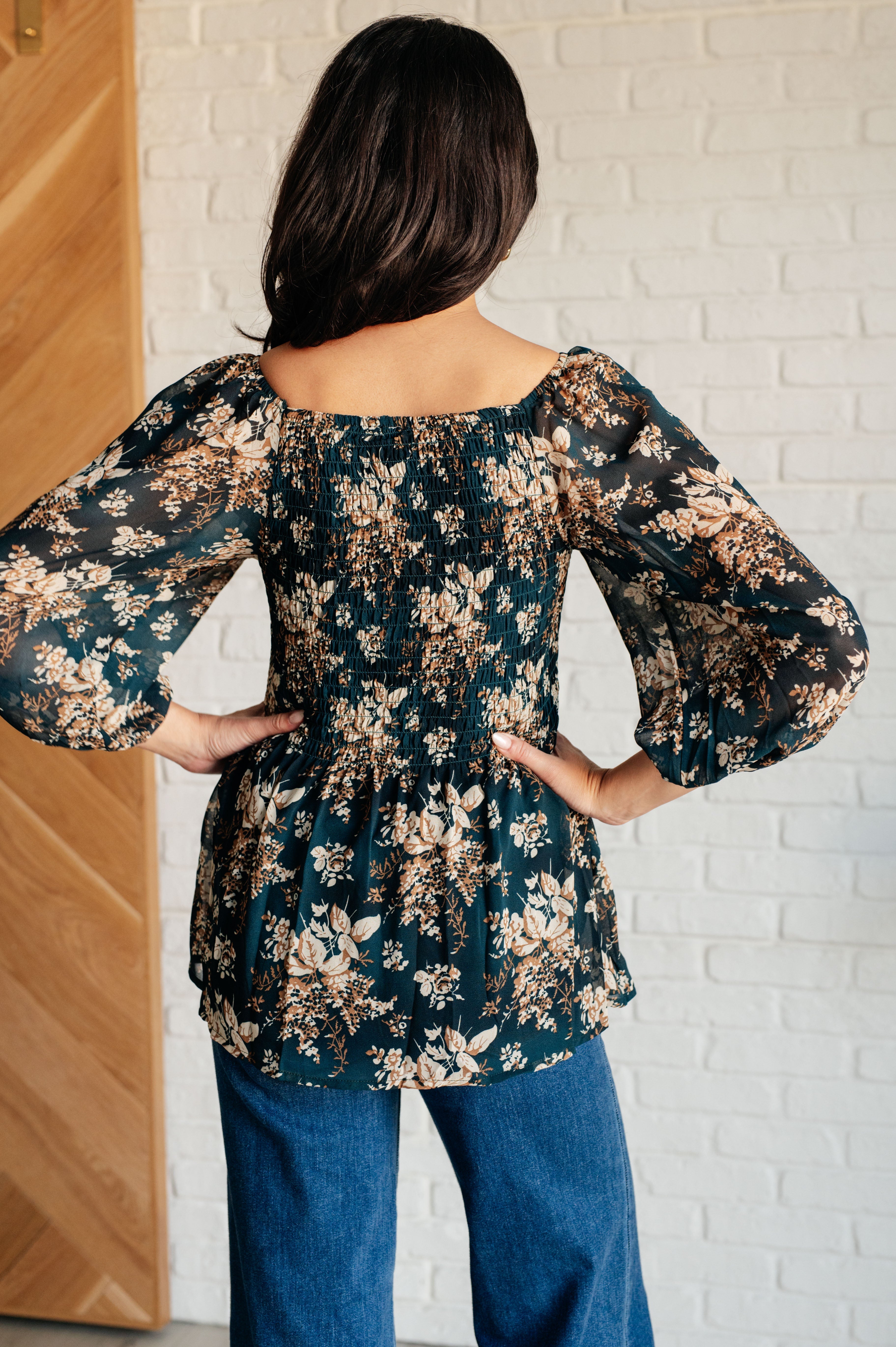 New Beginnings Square Neck Blouse - Charming Charlie