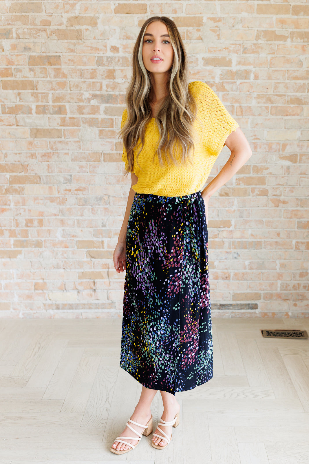 New Obsession Wrap Skirt - Charming Charlie