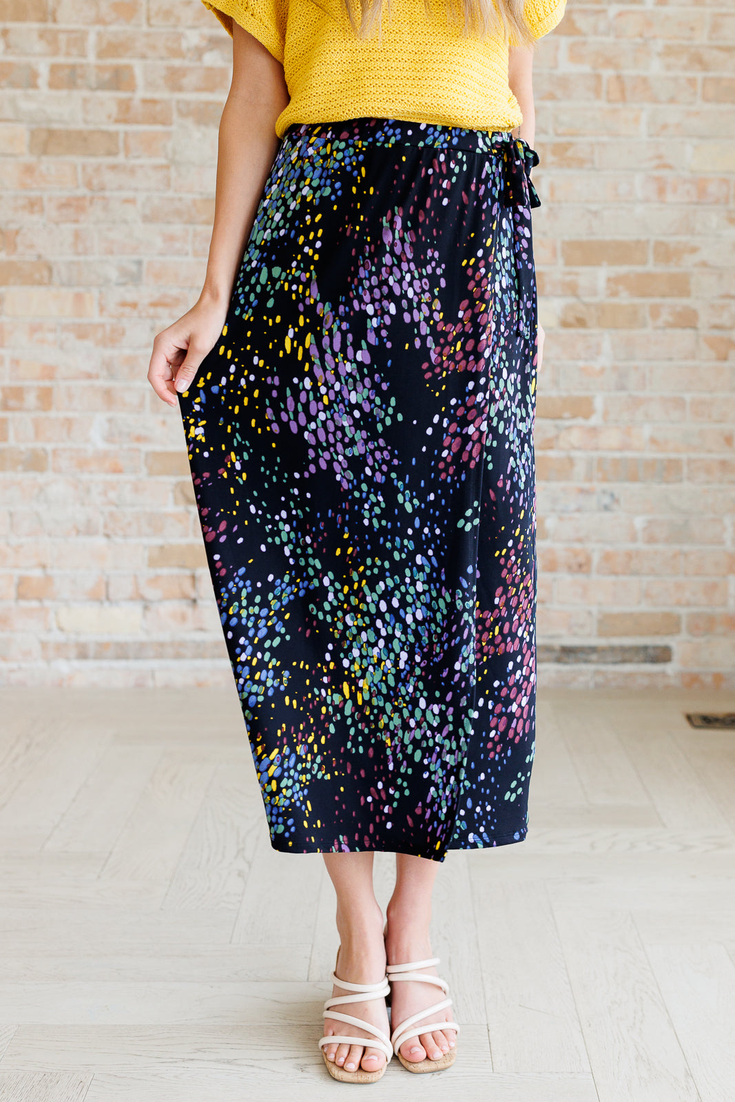 New Obsession Wrap Skirt - Charming Charlie