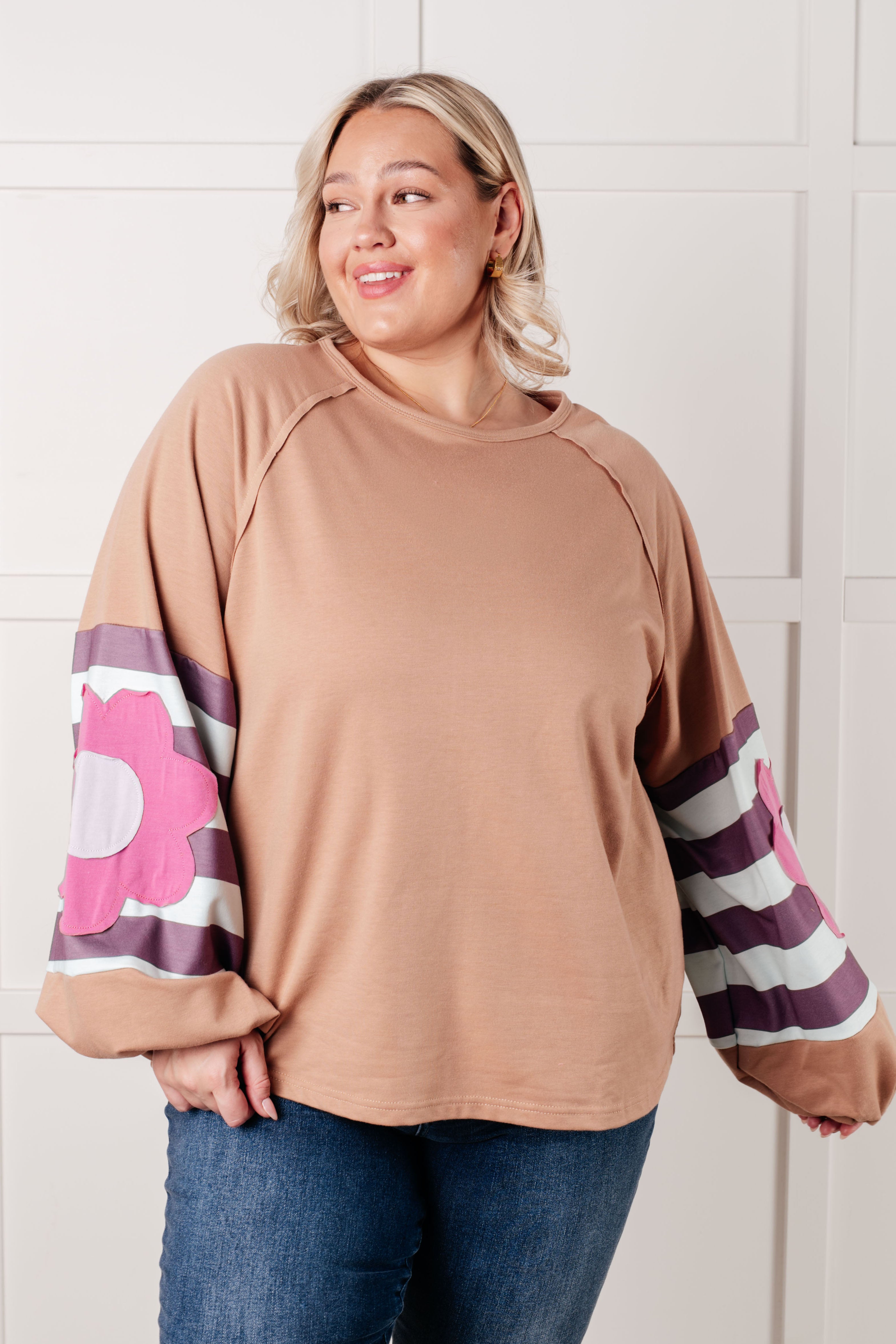 New and Improved Floral Patchwork Top - Charming Charlie