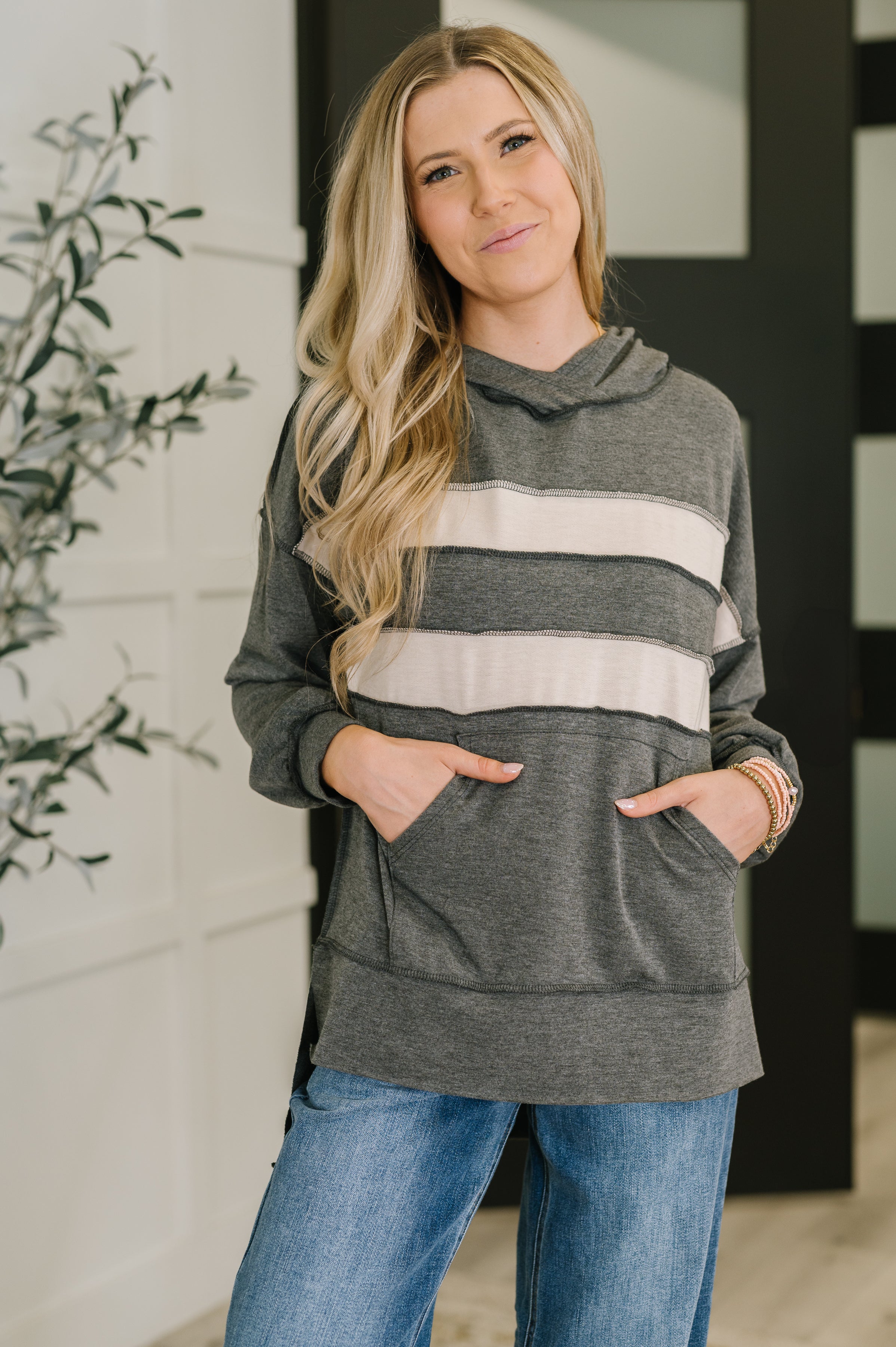 Nice to Meet Me Pullover Hoodie - Charming Charlie