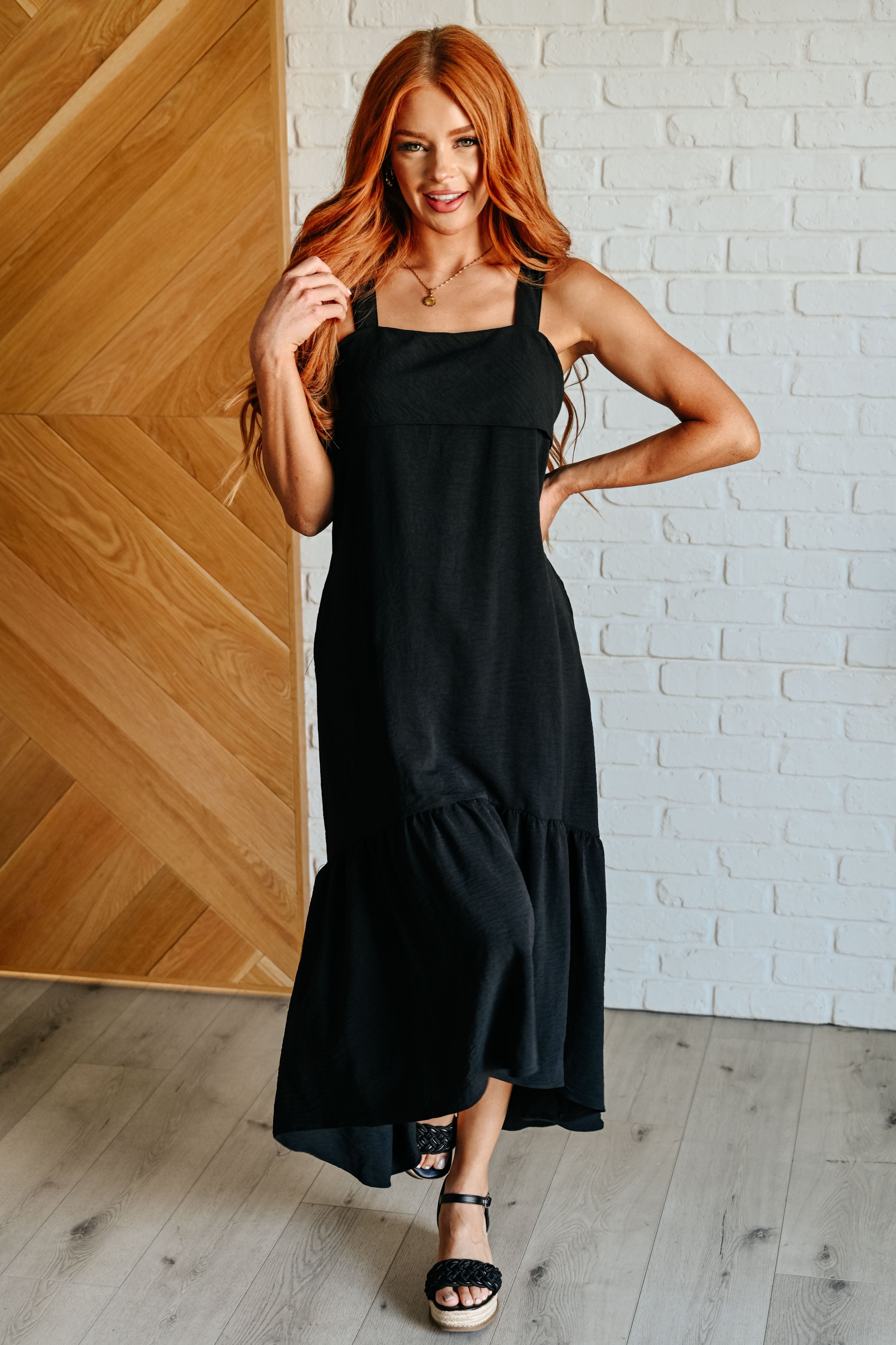 Nightlife Tie Back Maxi Dress - Charming Charlie