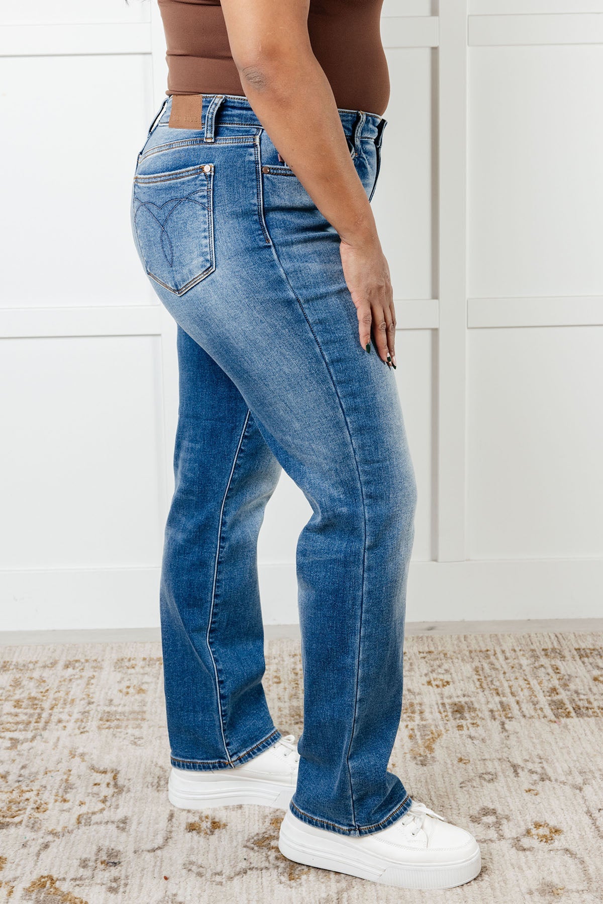 Nivea Vintage Wash Thermal Straight Jeans - Charming Charlie