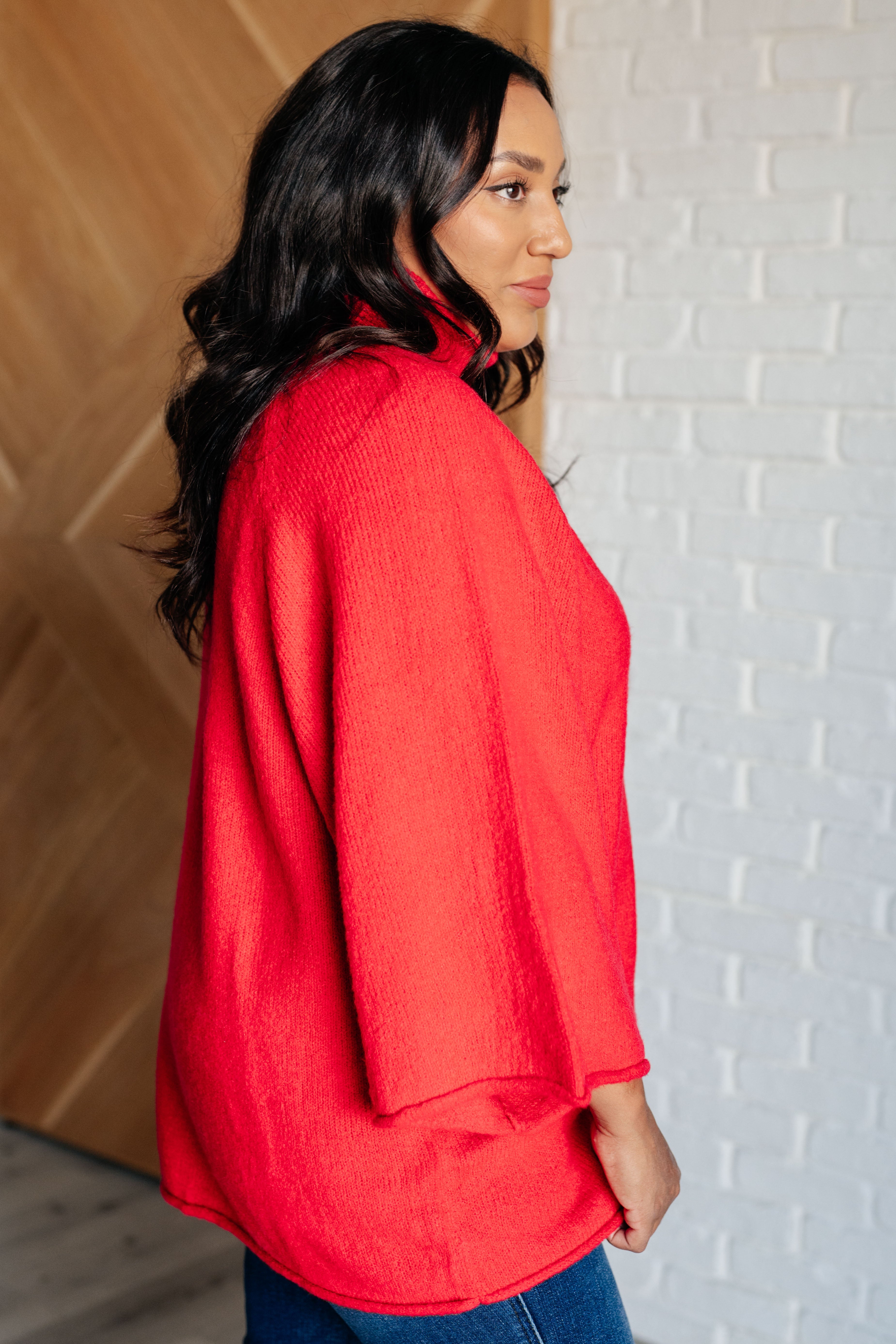 Not Too Desperate Turtleneck Sweater - Charming Charlie