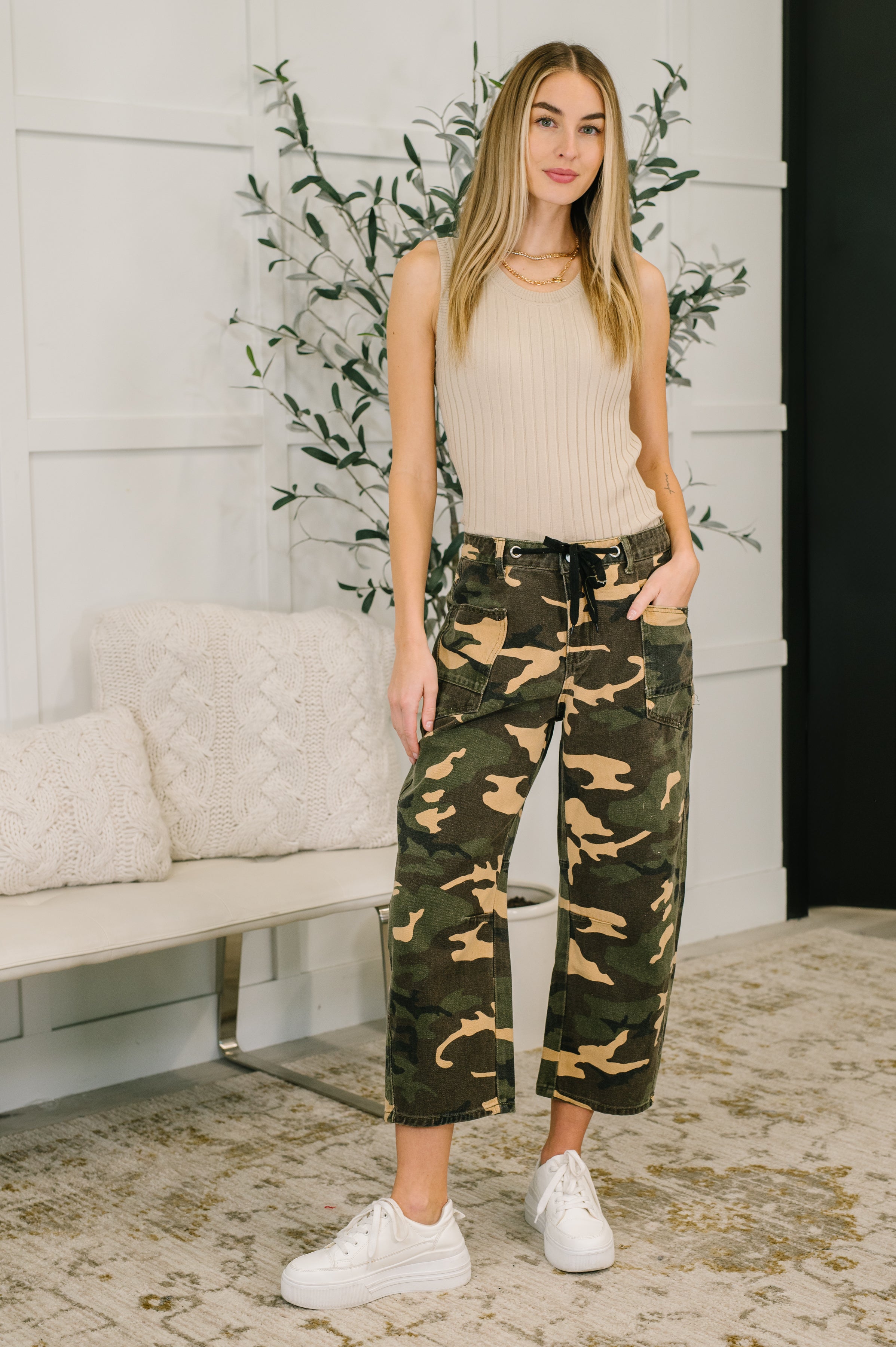 Now You See Me Camo Cargo Pants - Charming Charlie