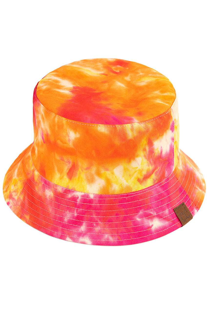 C.C Bucket Hat - Orange-Rose - Bucket Hat