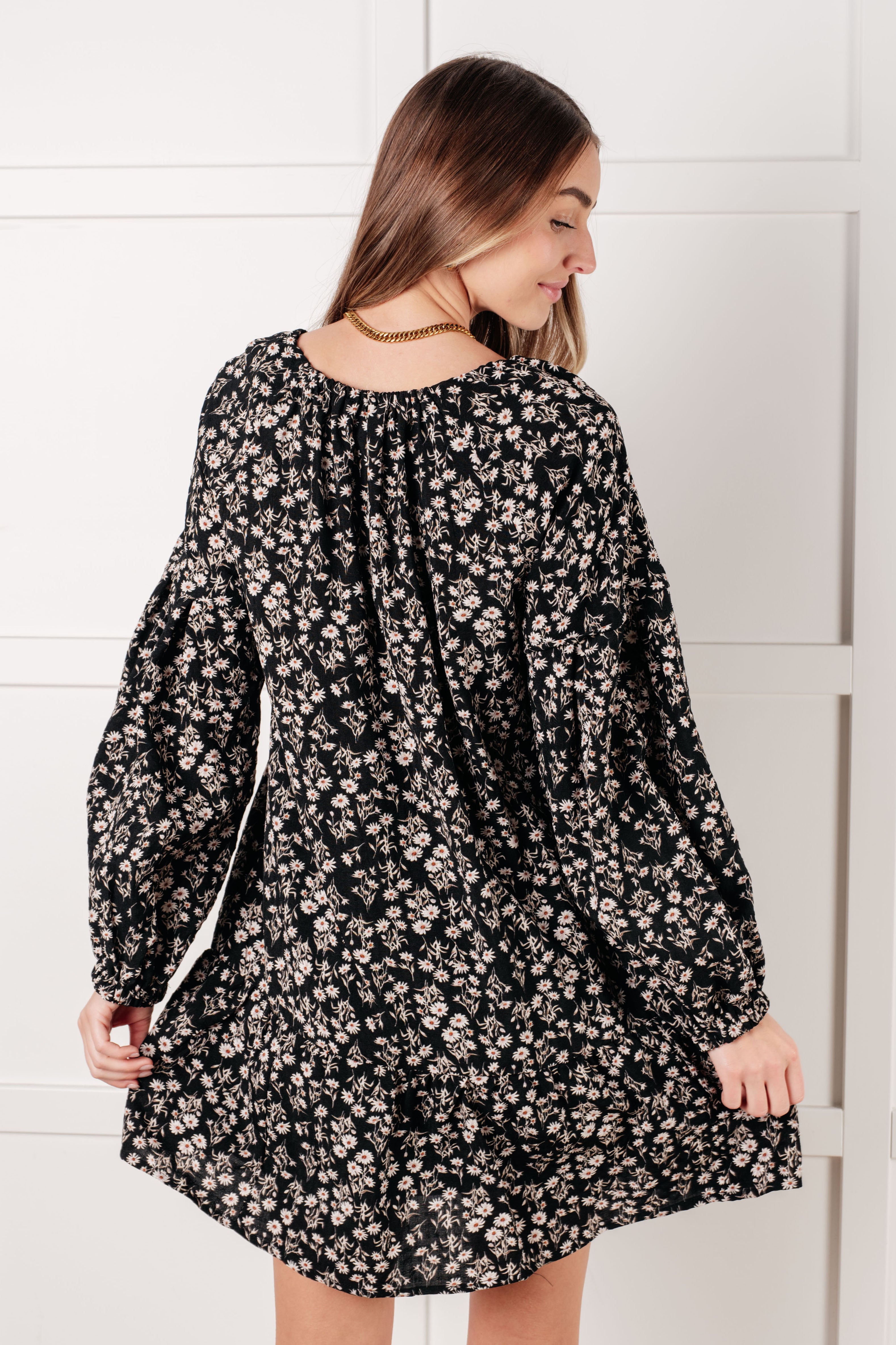 Once Again V-Neck Floral Dress - Charming Charlie
