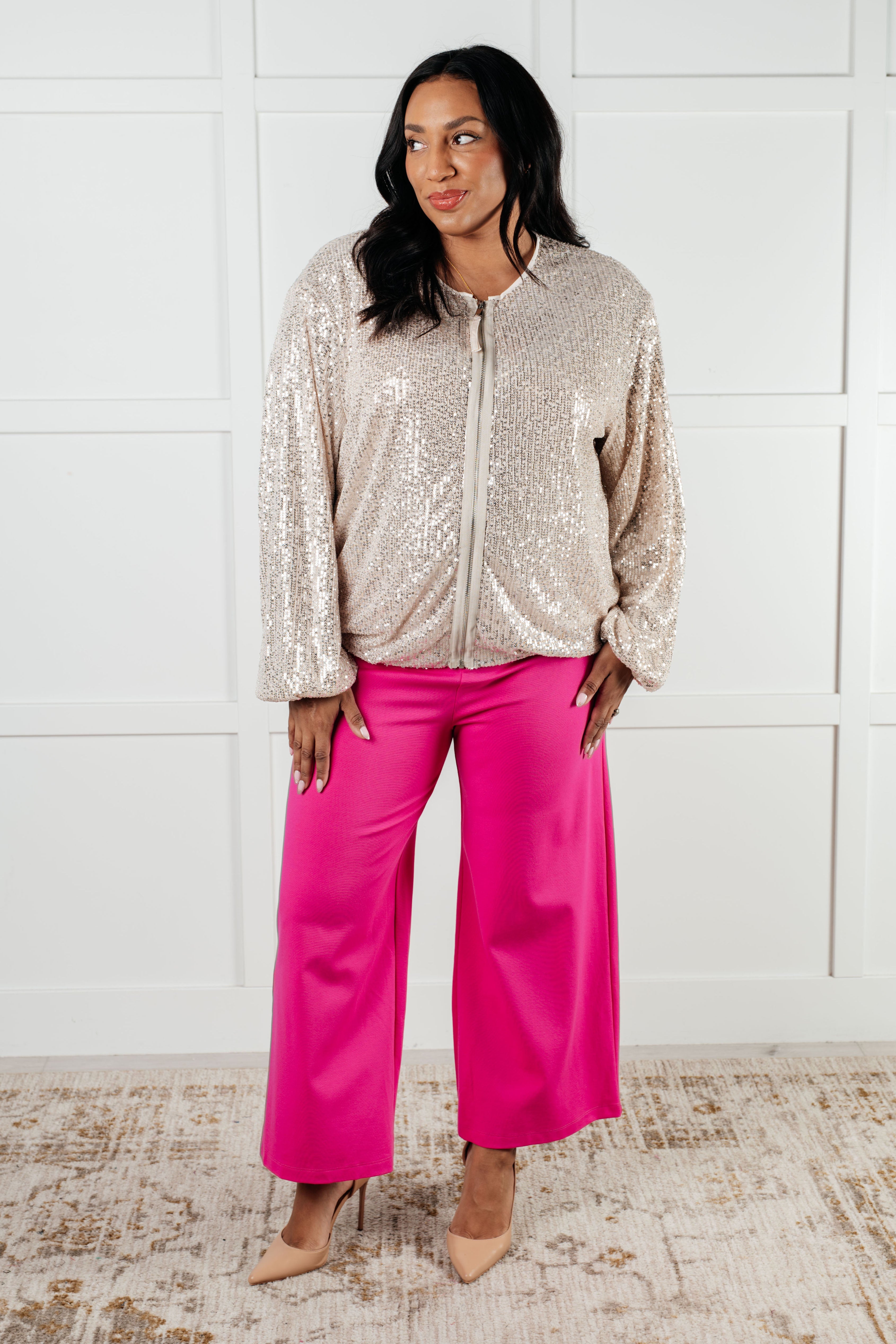 One in Twenty Sequin Jacket - Charming Charlie