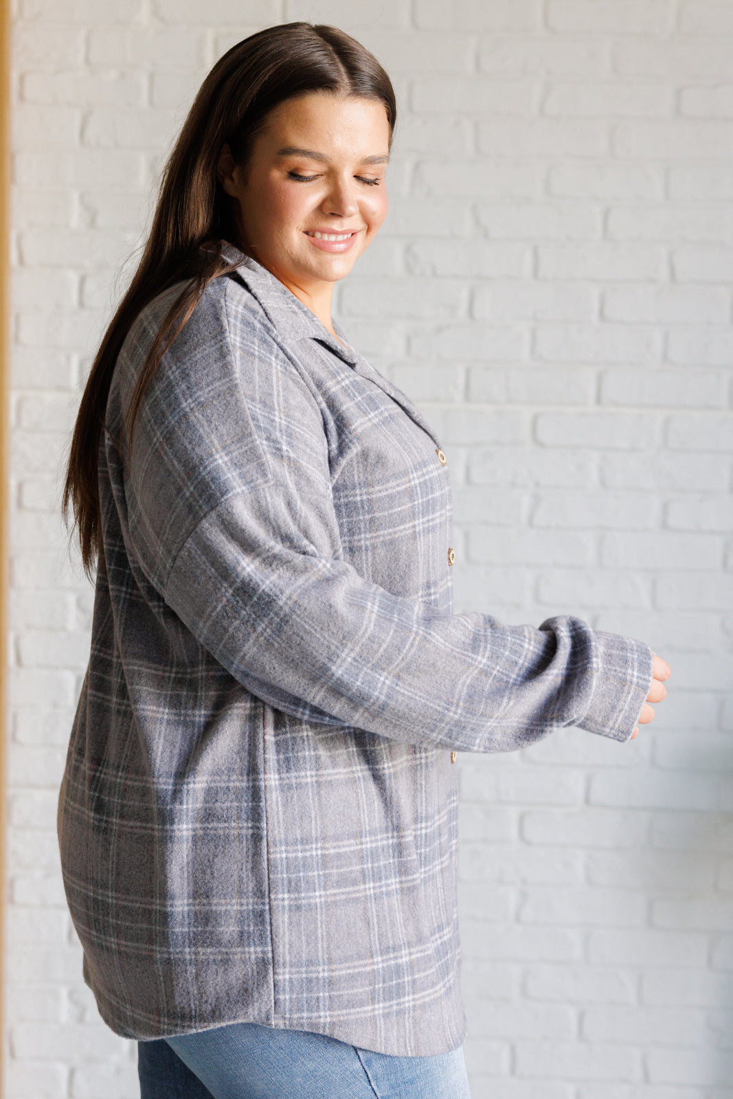 Out of the Way Plaid Button Up - Charming Charlie