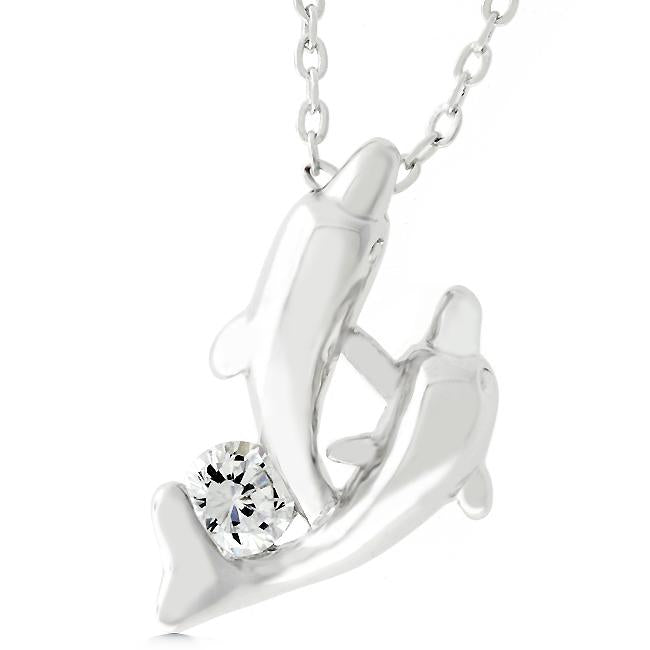 Dual Dolphin Pendant - Charming Charlie