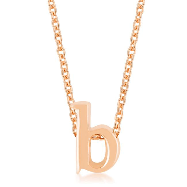 Rose Gold Finish Initial B Pendant - Charming Charlie