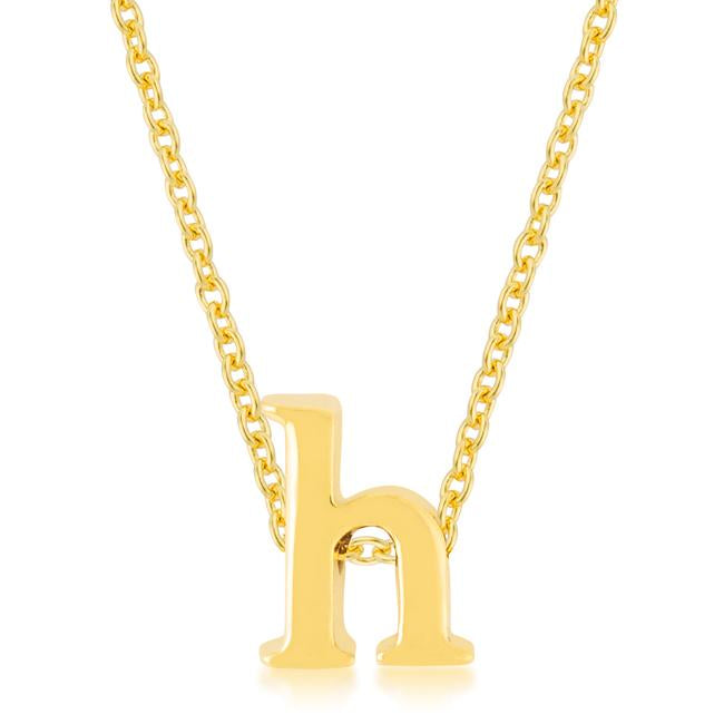 Golden Initial H Pendant - Charming Charlie