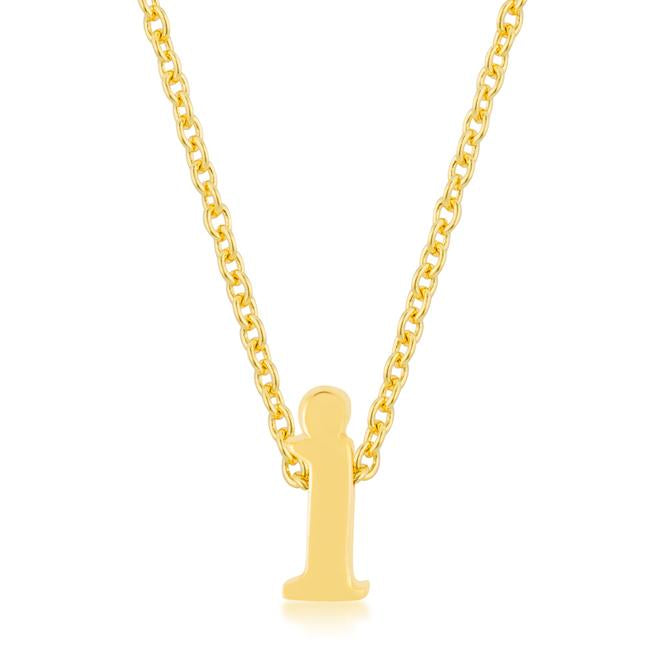 Golden Initial I Pendant - Charming Charlie