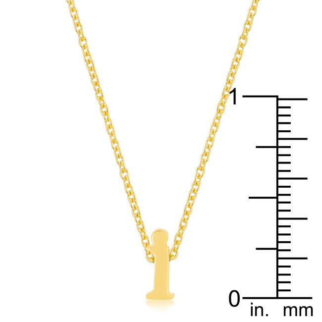 Golden Initial I Pendant - Charming Charlie