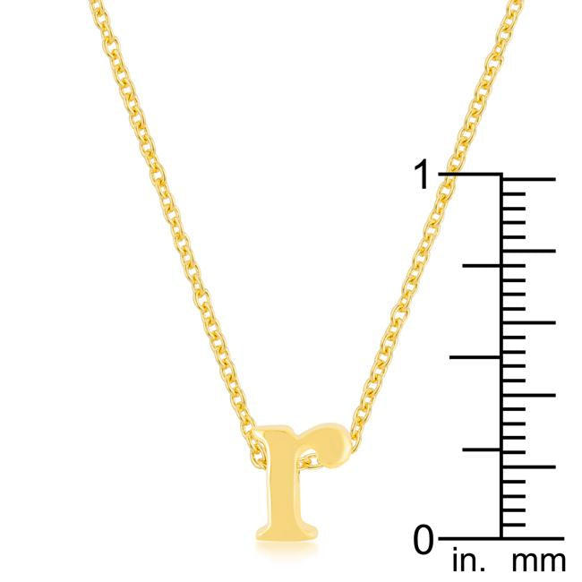 Golden Initial R Pendant - Charming Charlie