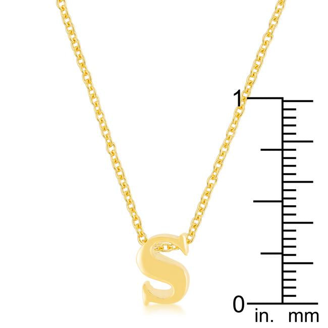 Golden Initial S Pendant - Charming Charlie