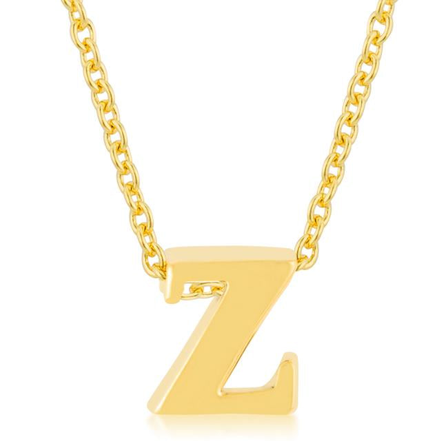 Golden Initial Z Pendant - Charming Charlie