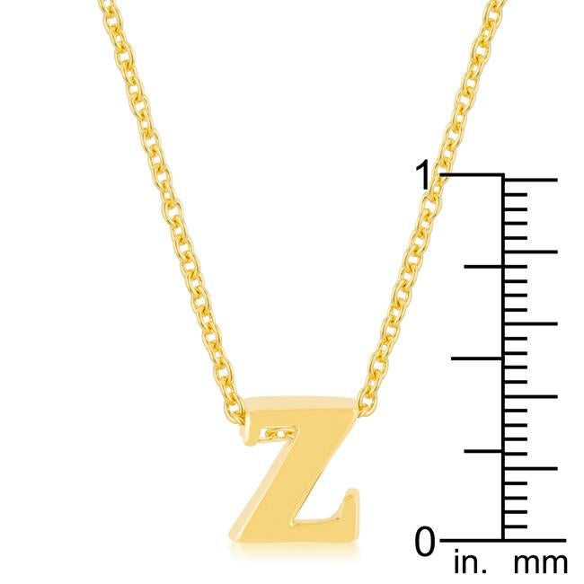 Golden Initial Z Pendant - Charming Charlie