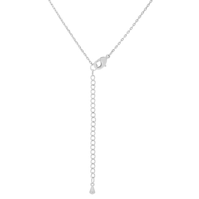 Rhodium Plated Finish Initial U Pendant - Charming Charlie