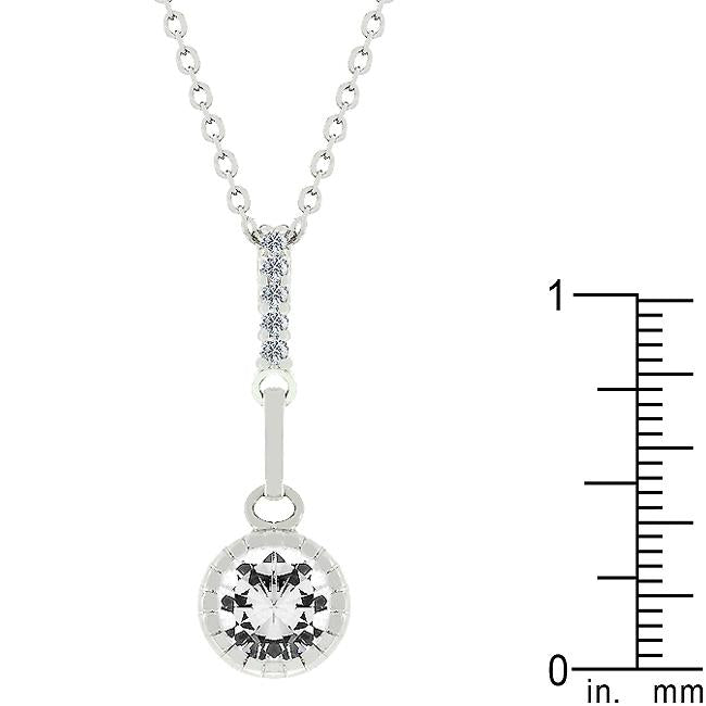 Clear Drop Pendant - Charming Charlie