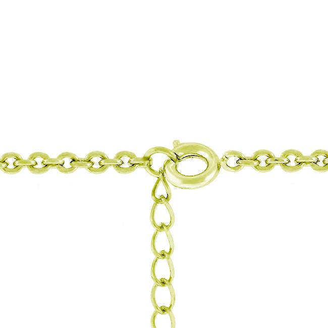 Golden Graduated Cubic Zirconia Circle Pendant - Charming Charlie