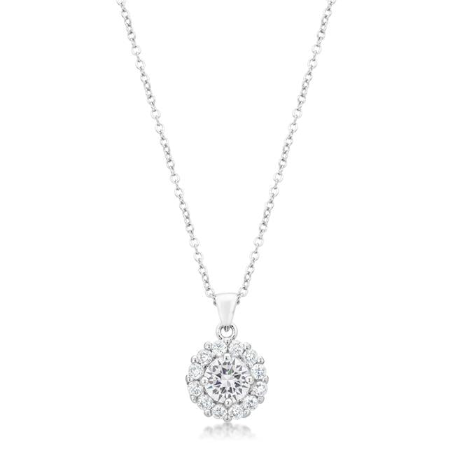 Bella Bridal Pendant in Clear - Charming Charlie