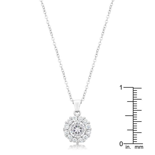 Bella Bridal Pendant in Clear - Charming Charlie